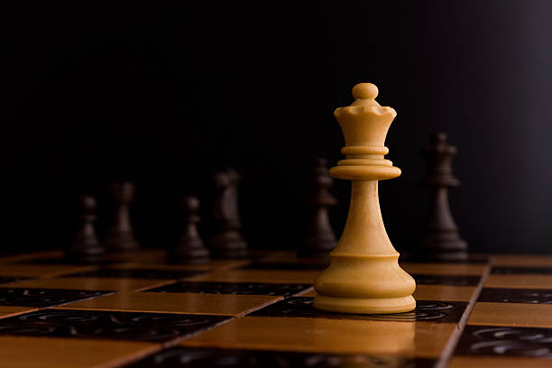 scacchi - regina di scacchi foto e immagini stock