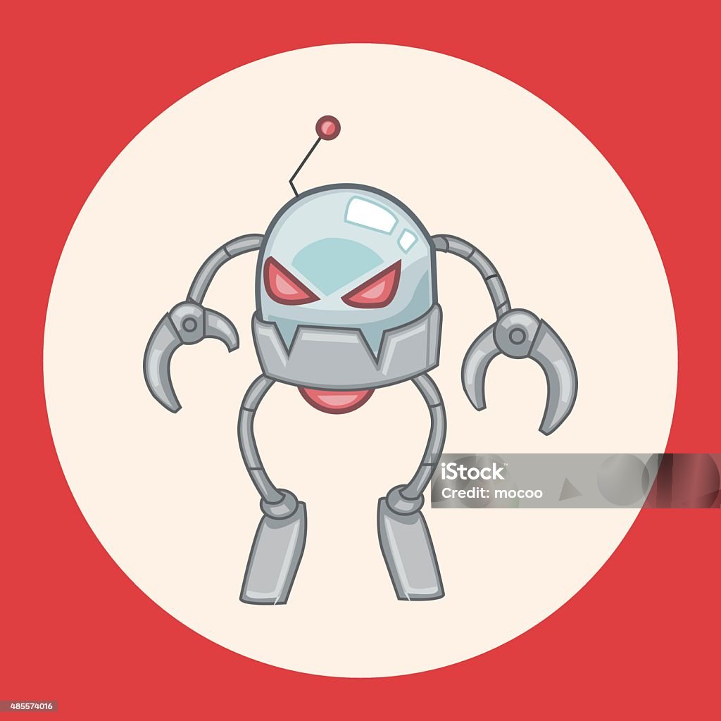 Robotics Theme Vector Robot Theme Elements Vector Eps Stock Illustration - Download Image Now ...
