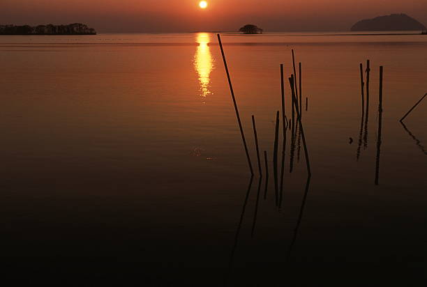 istock Dusk of Lake Biwa 485574618