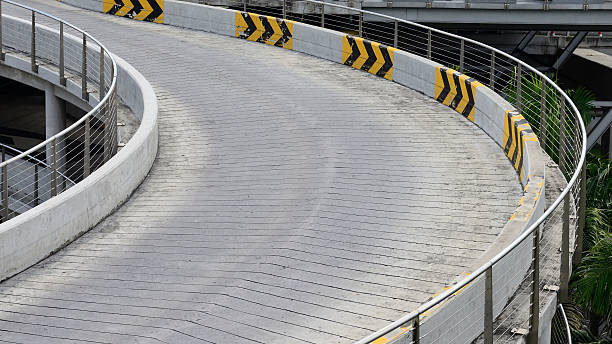 istock Spiral way in car park building 485576940