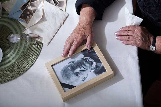 istock Picture of dead husband 485577340