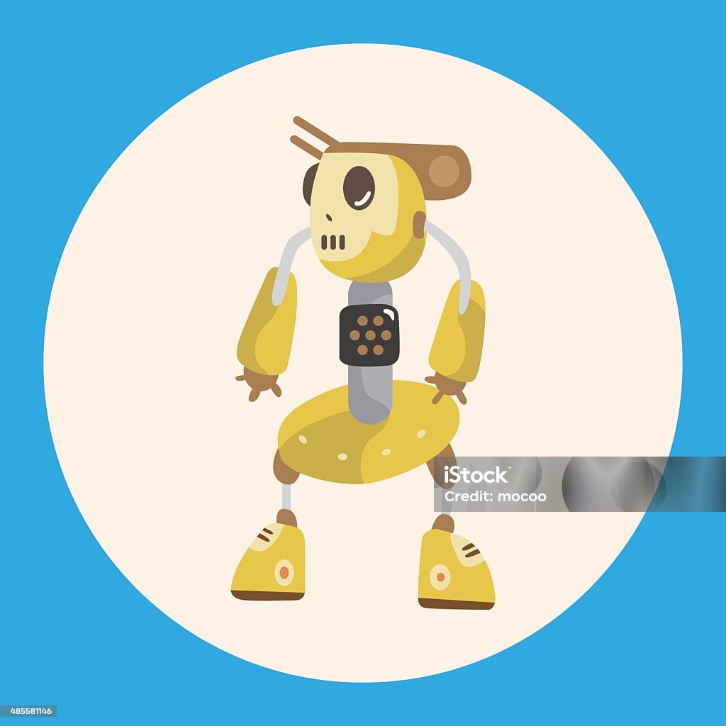 Robotics Theme Vector Robot Theme Elements Vector Eps Stock Illustration - Download Image Now ...