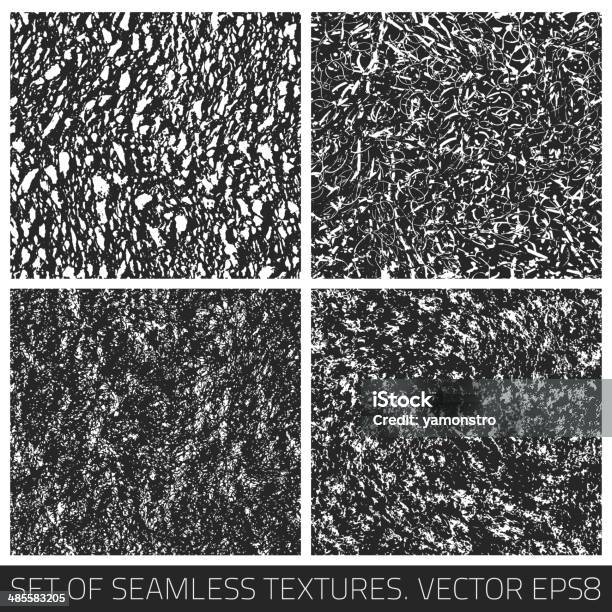Textureable Vector Set Of Vector Seamless Textures Stock Illustration - Download Image Now ...