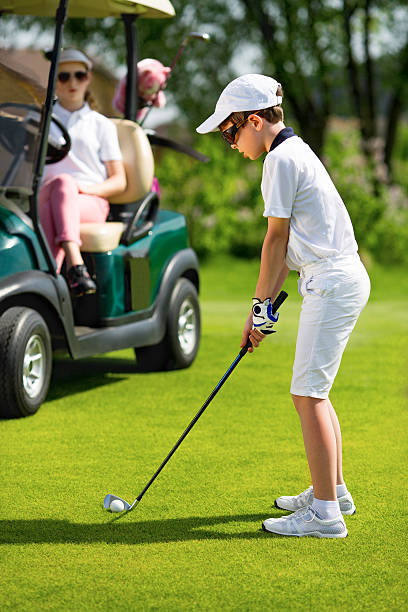 istock Portrait of boy golfer 485583284