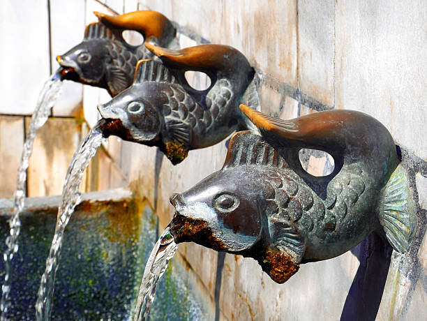 istock artistic fountain on the wall 485583444