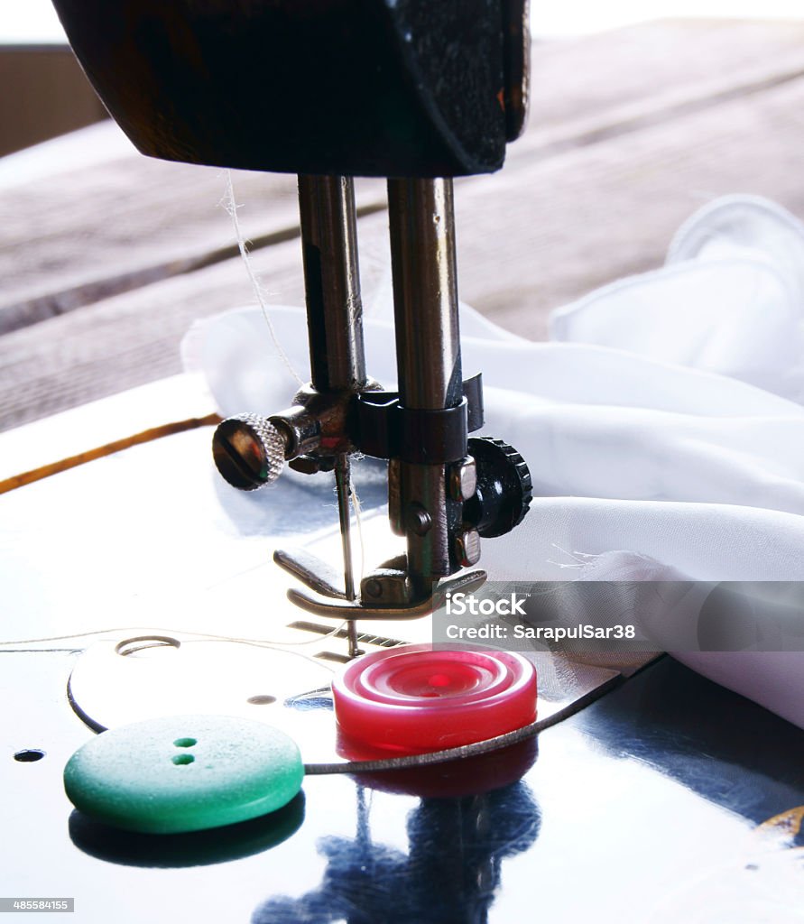 Sewing. Sewing. The sewing machine and accessories Art And Craft Stock Photo