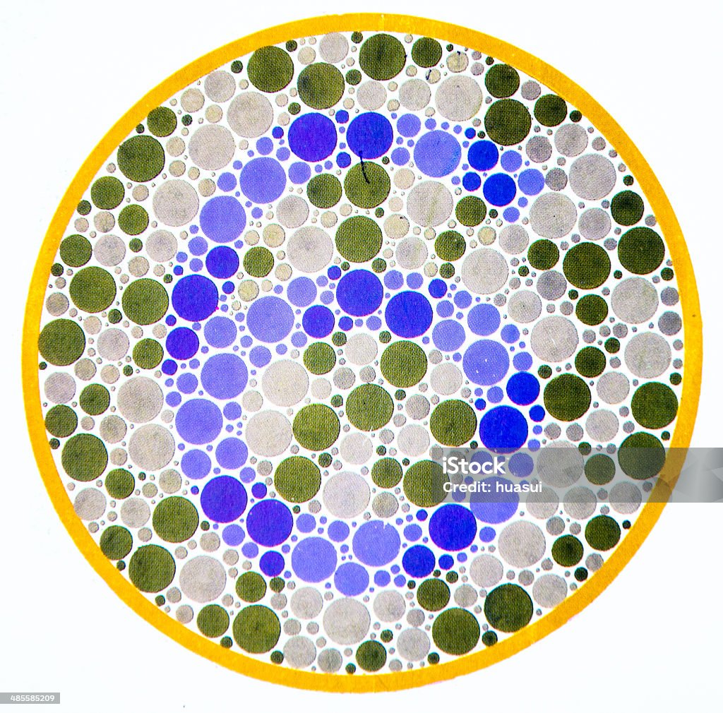 Color Blind Test 6 Stock Photo - Download Image Now - Color Blindness,  Abstract, Anniversary - iStock