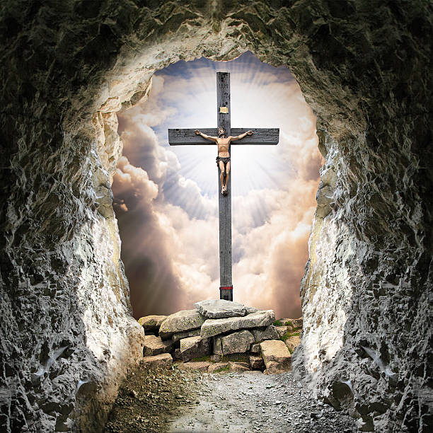 istock Jesus Christ on The Cross. 485586091