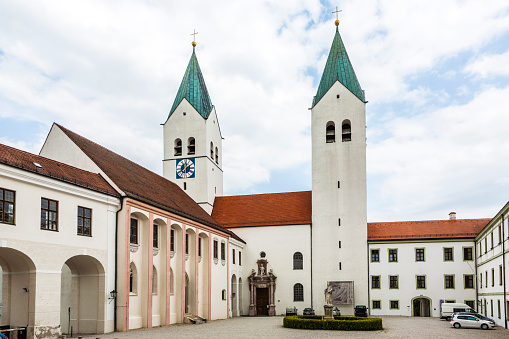 spires freising cathedral, Bavaria, Germany