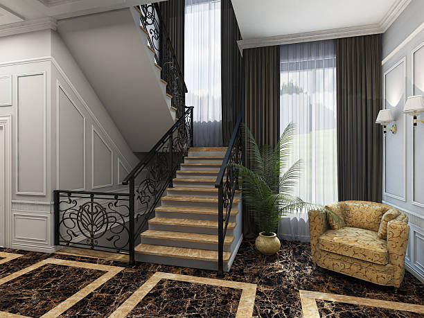istock 3D illustration of a hall in classic style 485586746