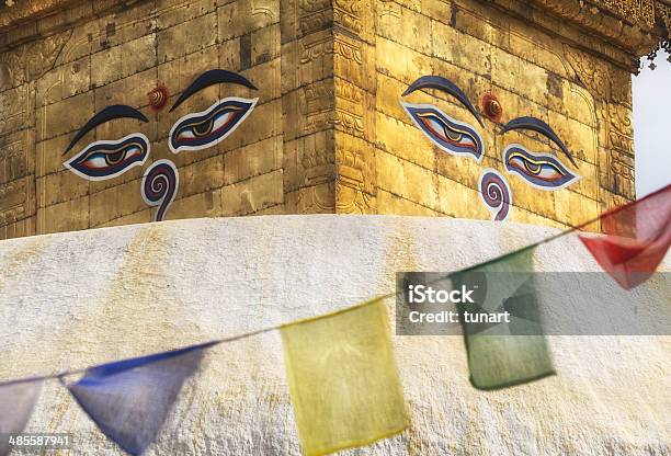 Swayambhunath Stupa Stockfoto und mehr Bilder von Alt - Alt, Architektur, Asiatische Kultur