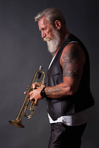 istock Portrait of a trumpet player 485592612