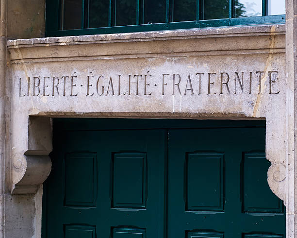 istock Freedom, Equality, Fraternite, Paris, France 485594914