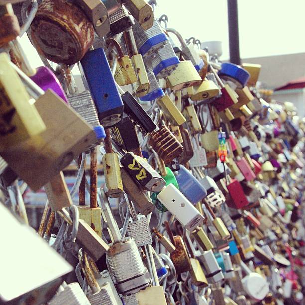Portland Maine has its own love locks bridge
