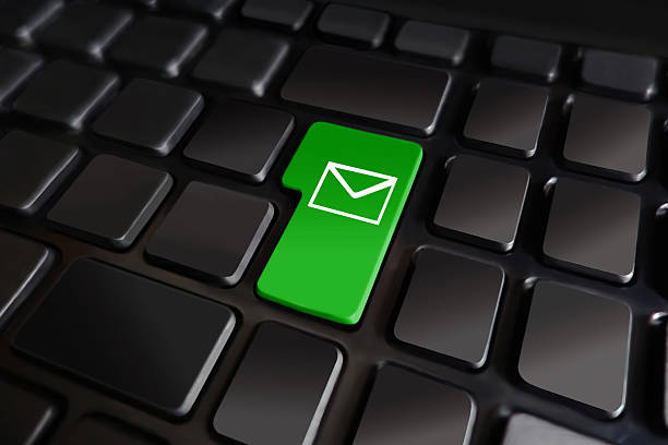 istock Keyboard with symbol - e-mail / contact / newsletter 485602172