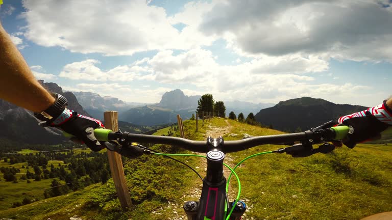 Mountainbiking on the Dolomites