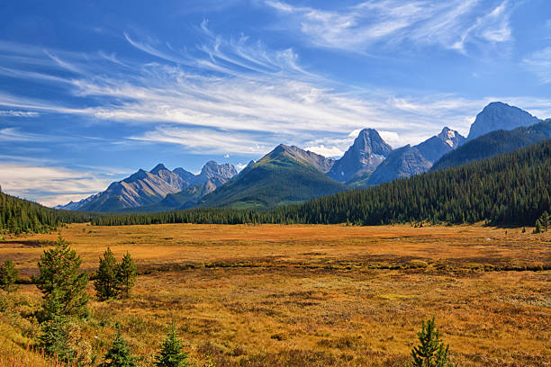 추절 산 풍경 - alberta 뉴스 사진 이미지