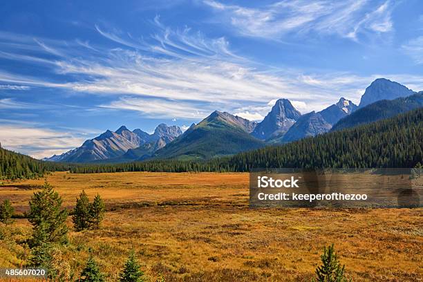Autumn Mountain Landscape Stock Photo - Download Image Now - Canada, Alberta, Landscape - Scenery