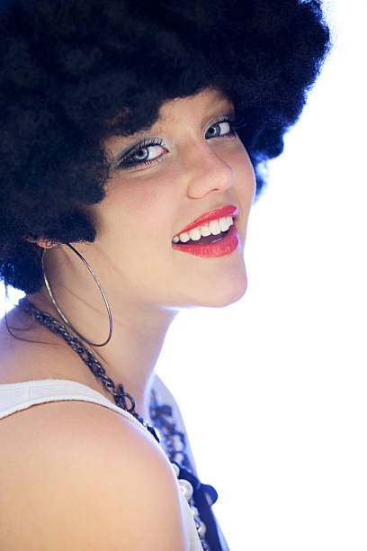 istock Girl With Afro Wig 485607958