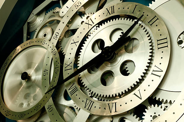 istock Rotation of the clock 485609106