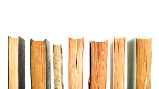 istock row of books isolated on white background 485609207