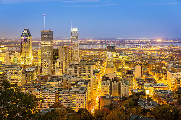 istock Montreal Cityscape at Dusk, Canada 485609491