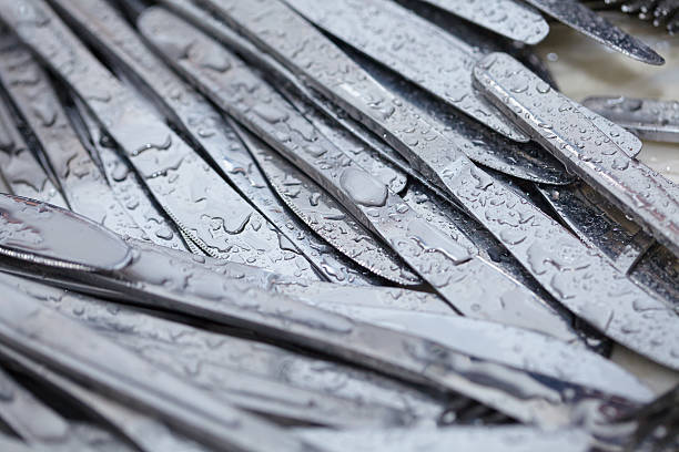 istock lot of knives and forks 485610646