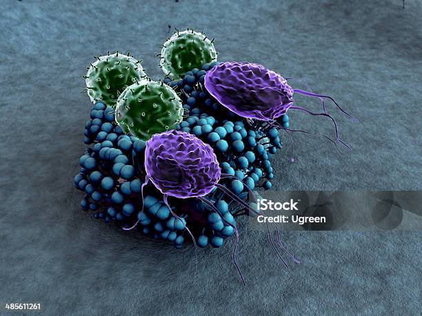 Macrophage Limfocytów - zdjęcia stockowe i więcej obrazów Pleśń - Pleśń, Fagocytoza, Niebieski