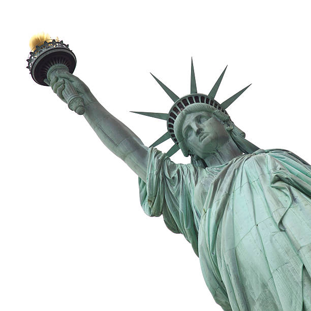 istock Close up of lady Liberty 485611668