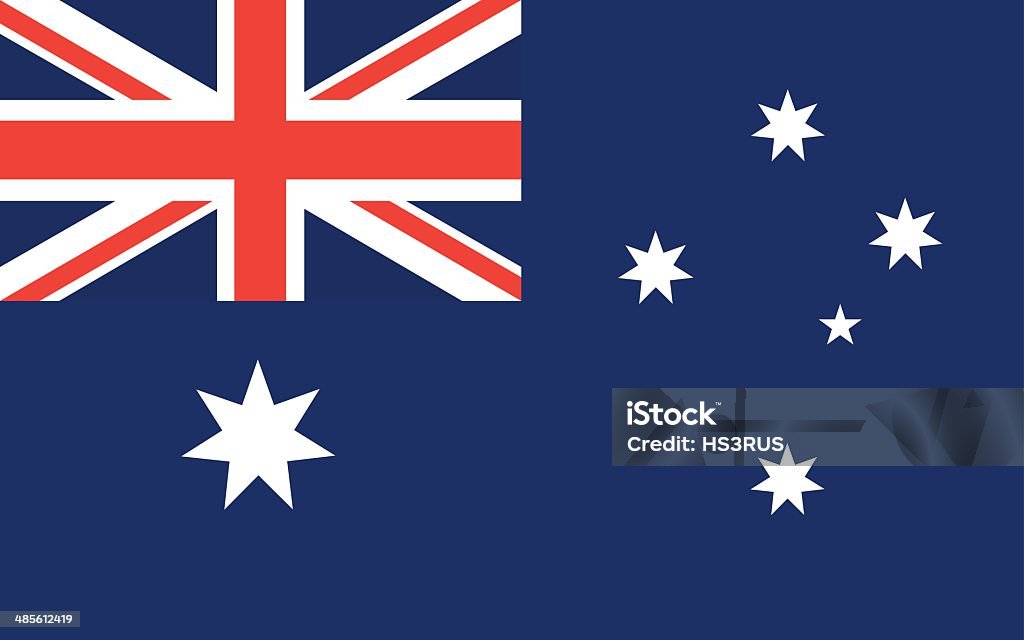 Bandera australia vector - arte vectorial de Australia libre de derechos