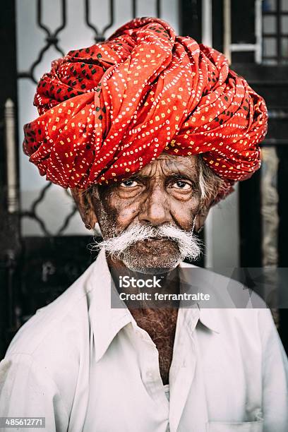 Indian Senior Man Stock Photo - Download Image Now - Turban, India, Portrait