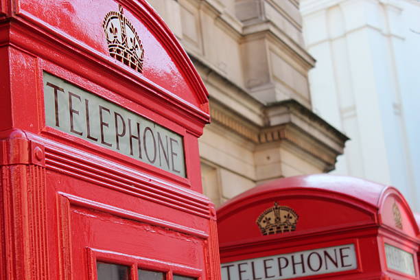 istock Red phone boxes in London 485614551