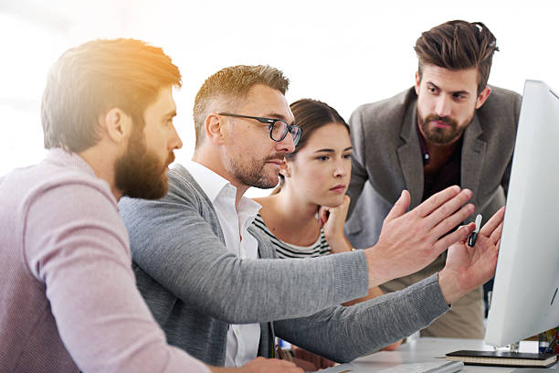 istock Coming up with loads of innovative ideas 485615142