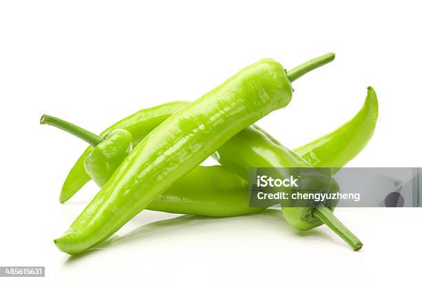 Green Hot Chili Peppers Stock Photo - Download Image Now - Green Chili Pepper, Chili Pepper, Close-up