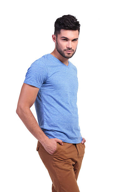 istock smiling casual man with hands in pockets 485615763