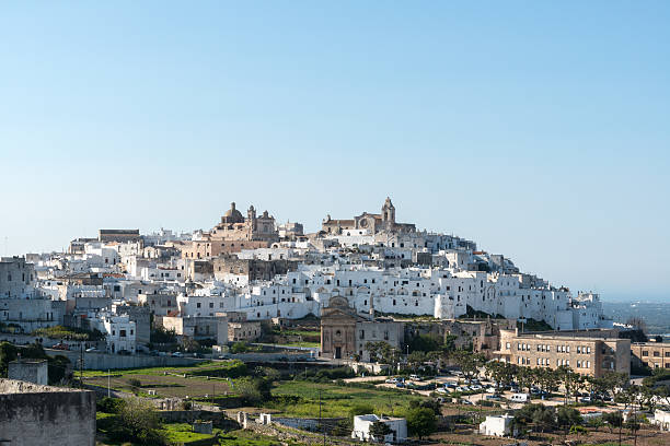istock View of the old town Ostuni (Italy) 485616289