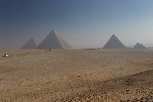 istock Egypt. Cairo - Giza. General view of pyramids 485616360
