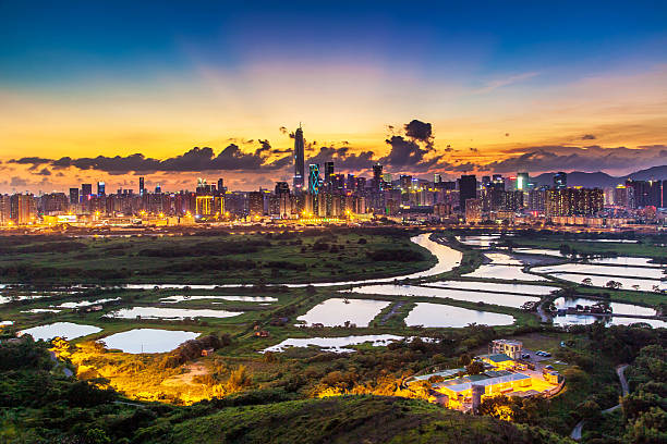 istock China, Shenzhen Night View from Hong Kong 485617250