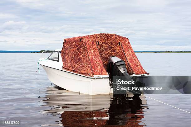 The Motor Boat Stock Photo - Download Image Now - 2015, Anchored, Brown