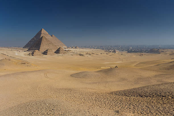 istock Egypt. Cairo - Giza. General view of pyramids 485617912