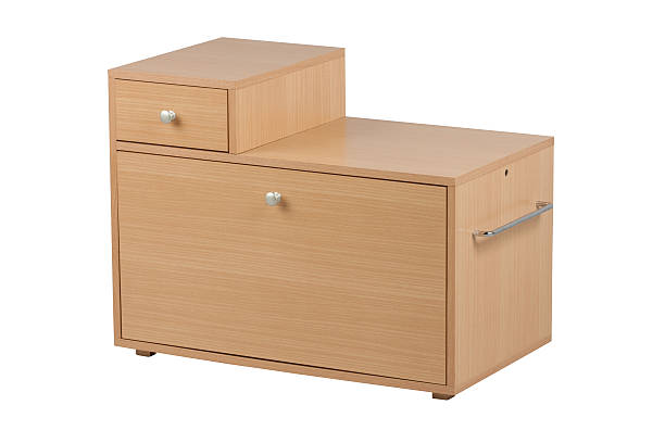 istock Wooden shoe closet with drawer 485619862