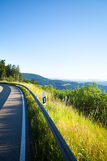Road B 500 over Black Forest and panorama to south