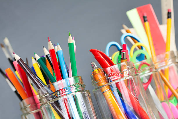 istock School supplies in jars 485622610