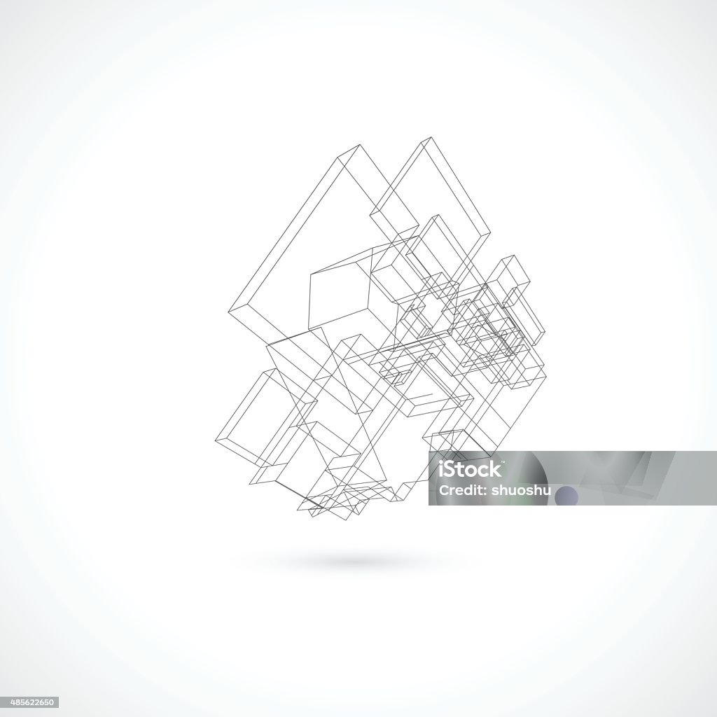 Line Structure Pattern Line Structure Pattern Stock Illustration - Download Image Now - 2015 ...