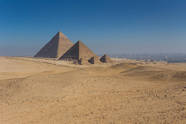 istock Egypt. Cairo - Giza. General view of pyramids 485623838
