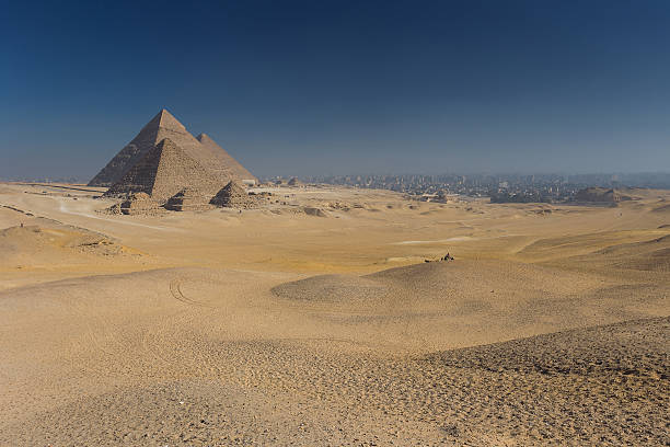 istock Egypt. Cairo - Giza. General view of pyramids 485623842