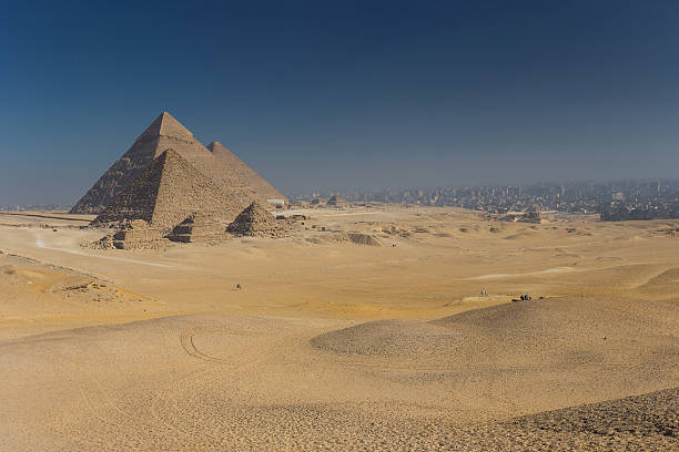 istock Egypt. Cairo - Giza. General view of pyramids 485624710