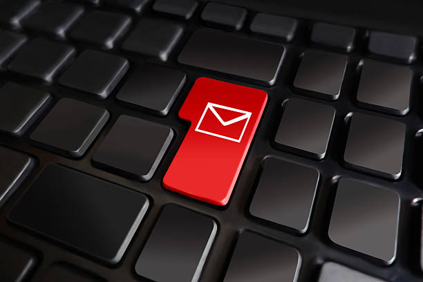 istock Keyboard with symbol - e-mail / contact / newsletter 485627352