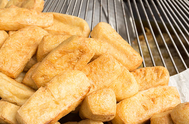 istock Fried bean curd , Vegetarian food 485627354