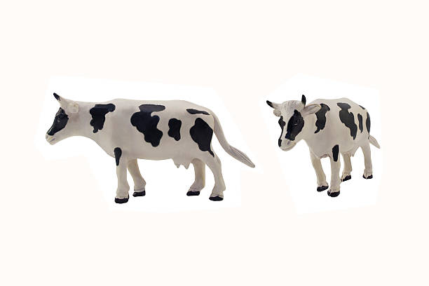 istock Isolated cow toy photo. 485627550